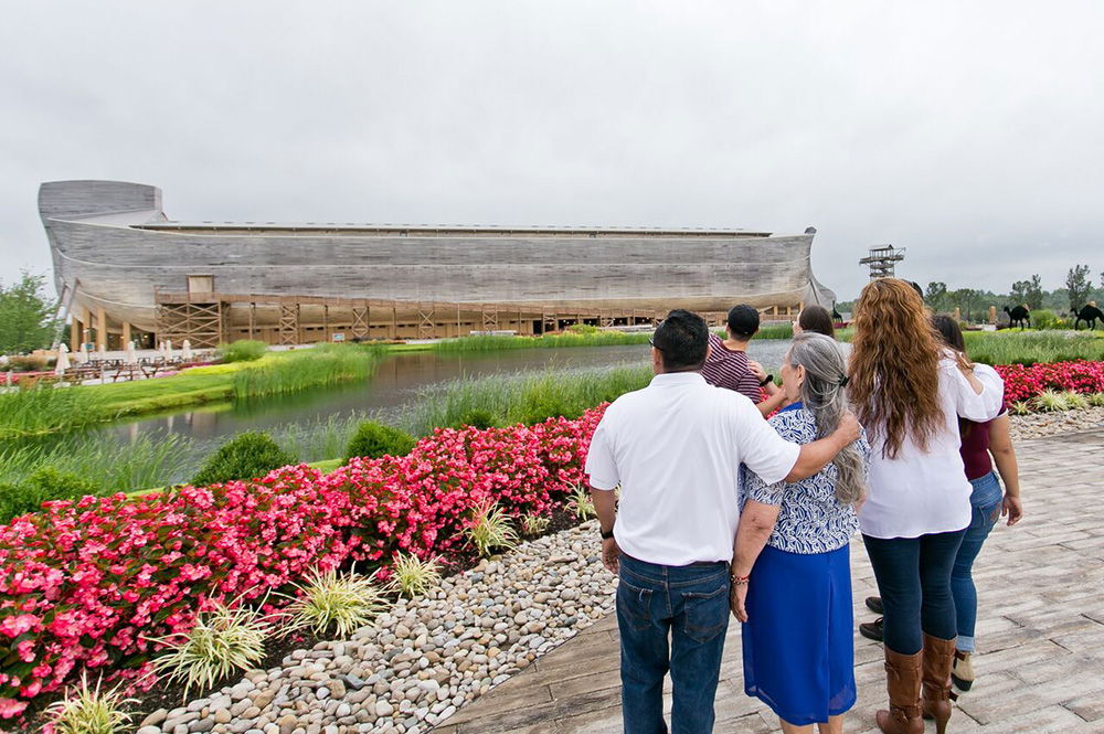 Family Photo in Front of Ark