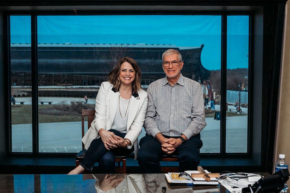 Heidi St. John and Ken Ham