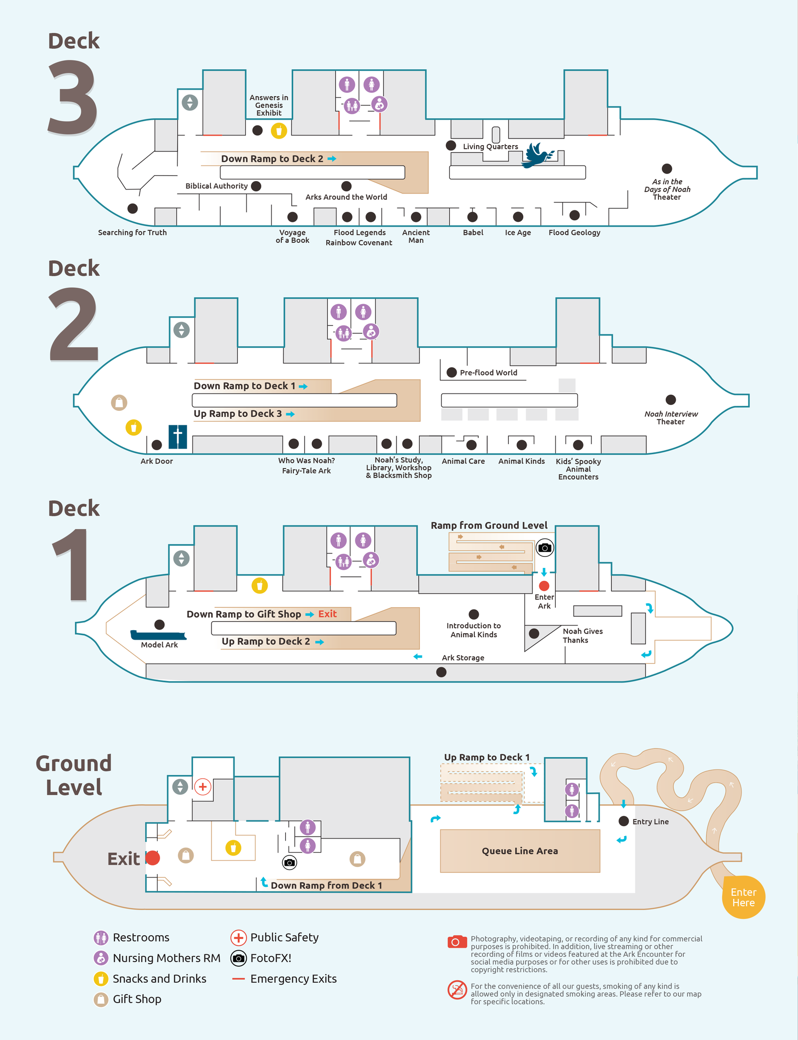 Ark Encounter Indoor map