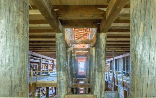 Timber Frame Construction of Ark