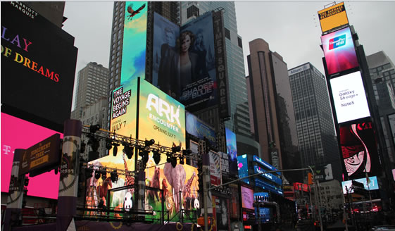 Ark Encounter Billboard at Times Square