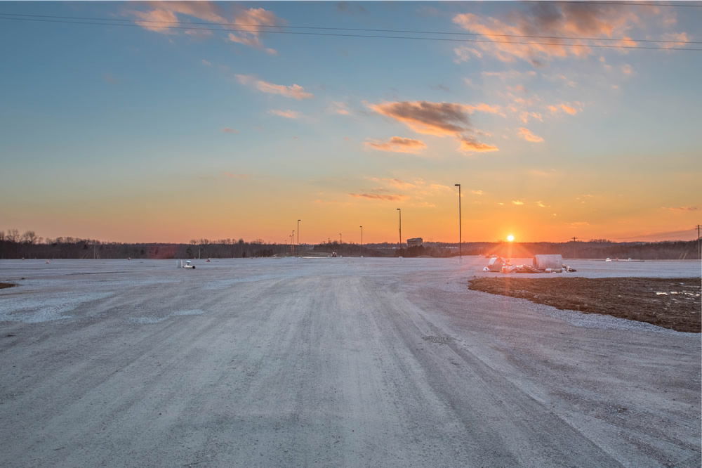 Parking Lot Sunset