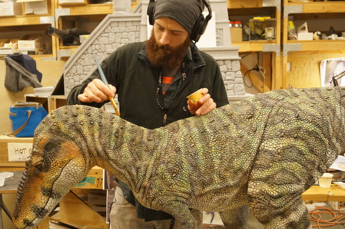 Sculpting Dinosaur