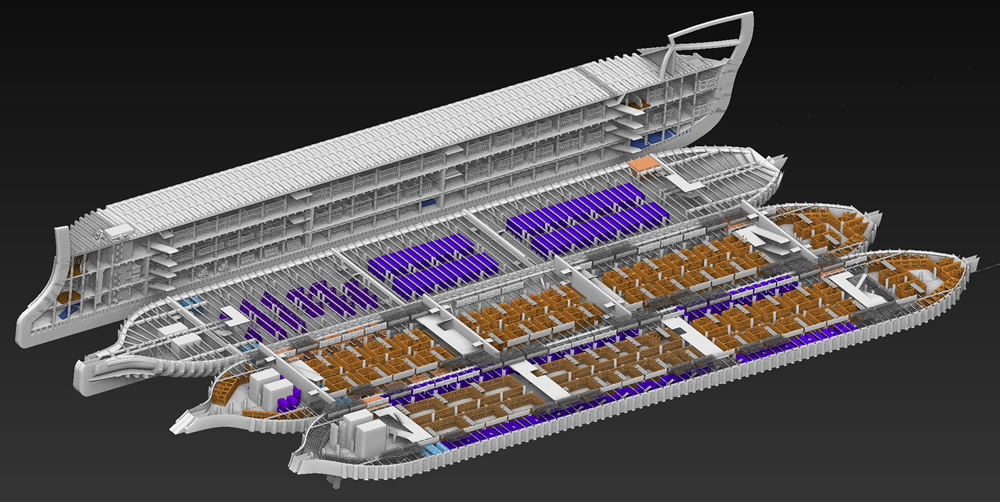 Чертеж план устройства ковчега ноя. Ноев Ковчег корабль лайнер. Ноев Ковчег 3д. Модель Ноева ковчега. Ковчег Ноев 3д модели.