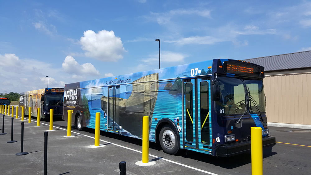 Buses Ready for Guests