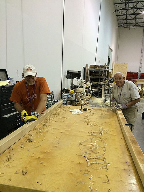 Volunteers in Workshop