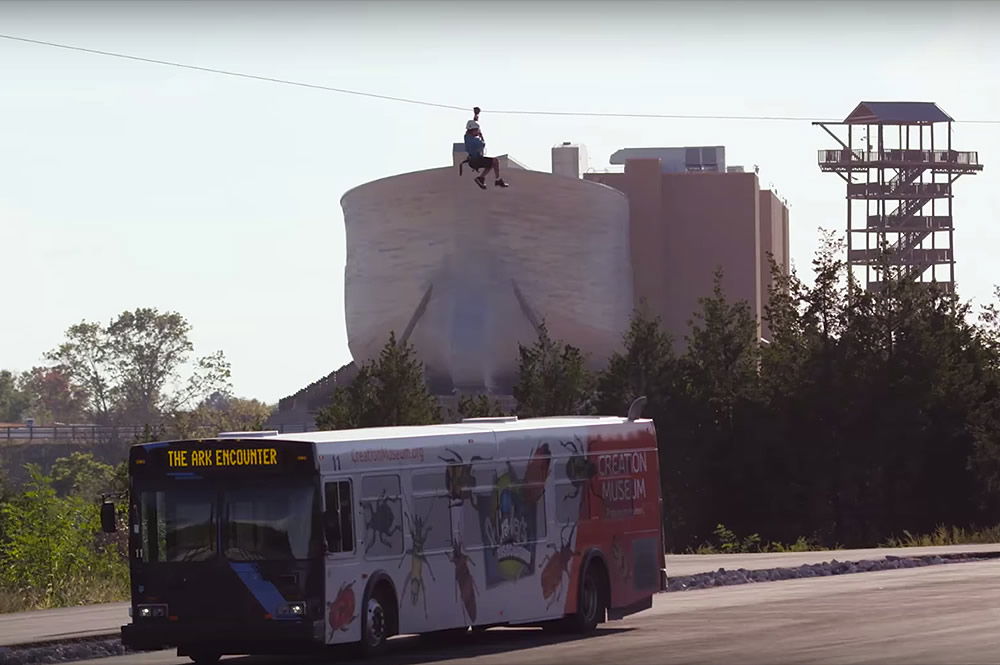 Ark Encounter Bus with Zip Line