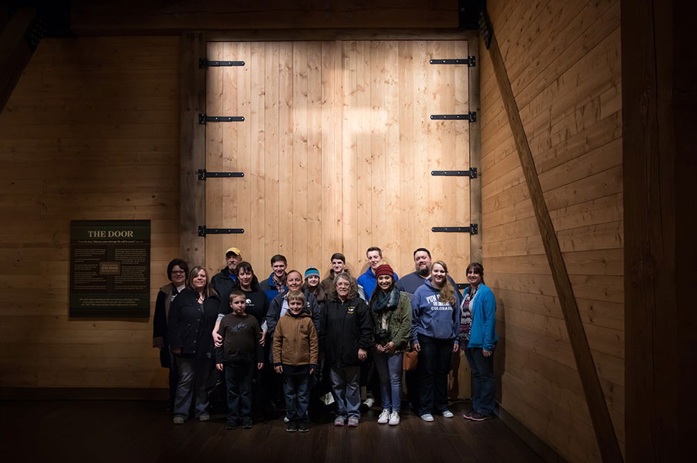 Group Inside the Ark Door