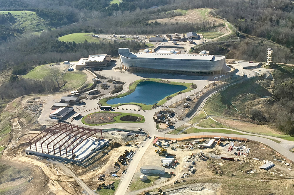 Answers Center Construction at the Ark Encounter