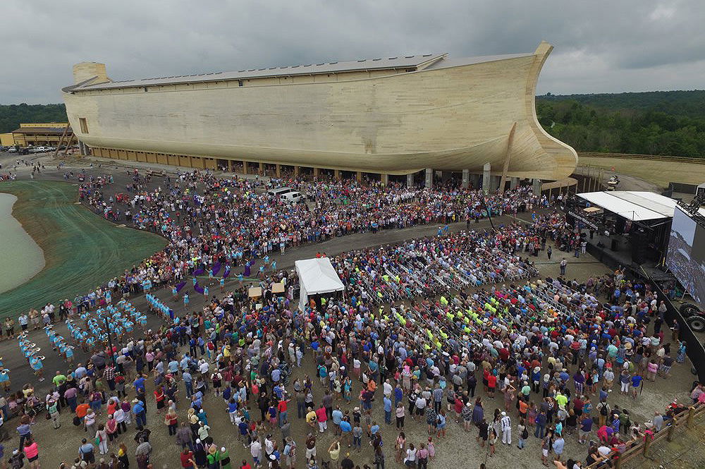 Ark Encounter Ribbon-Cutting Crowd