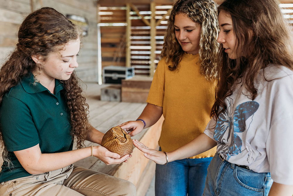 Ark Encounter Employee with Guests