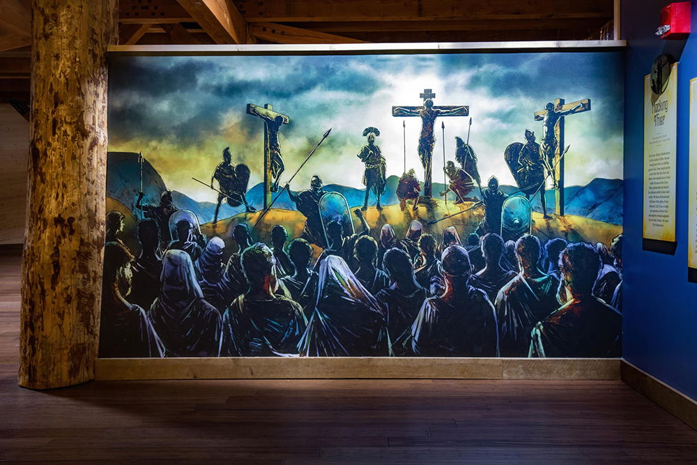 Crucifixion Illustration at the Ark Encounter