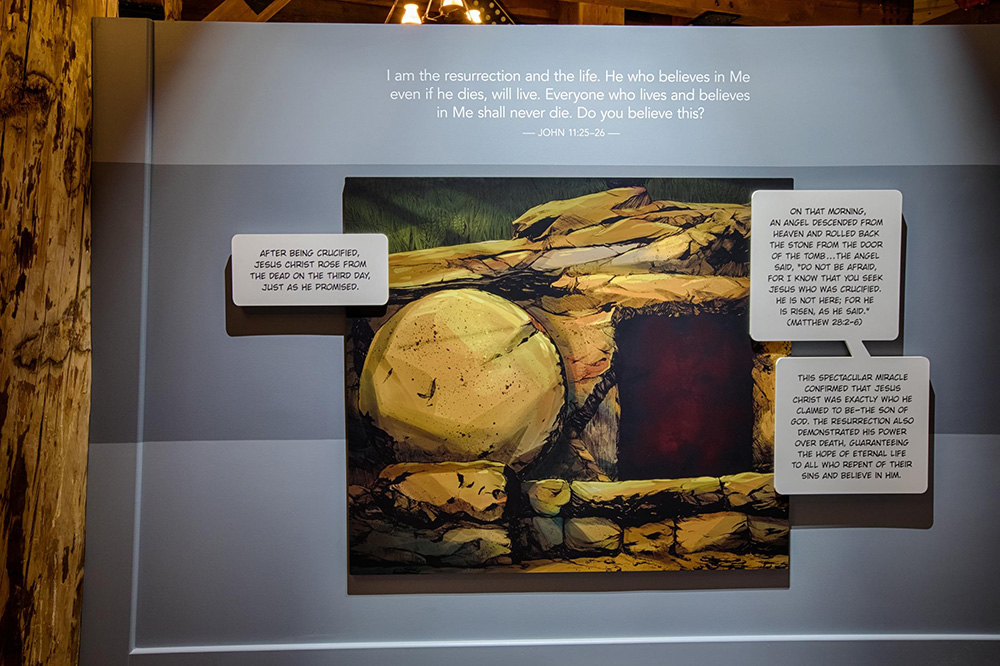 Empty Tomb Illustration at the Ark Encounter