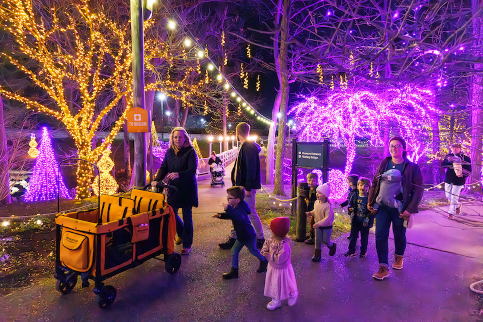 Christmas at the Ark Encounter and Christmas at the Creation Museum lights