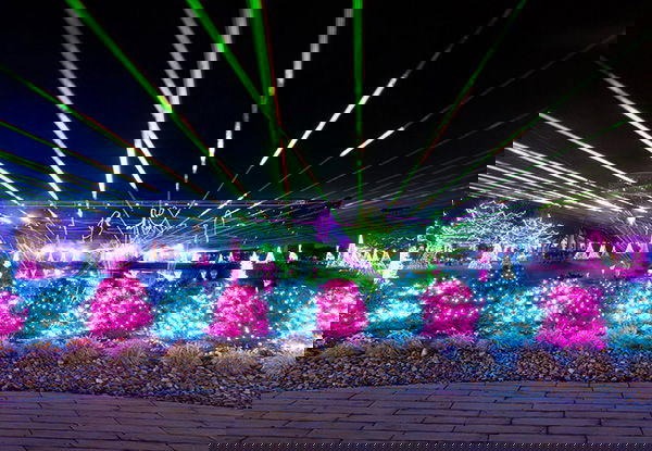 Light in Darkness Laser Show